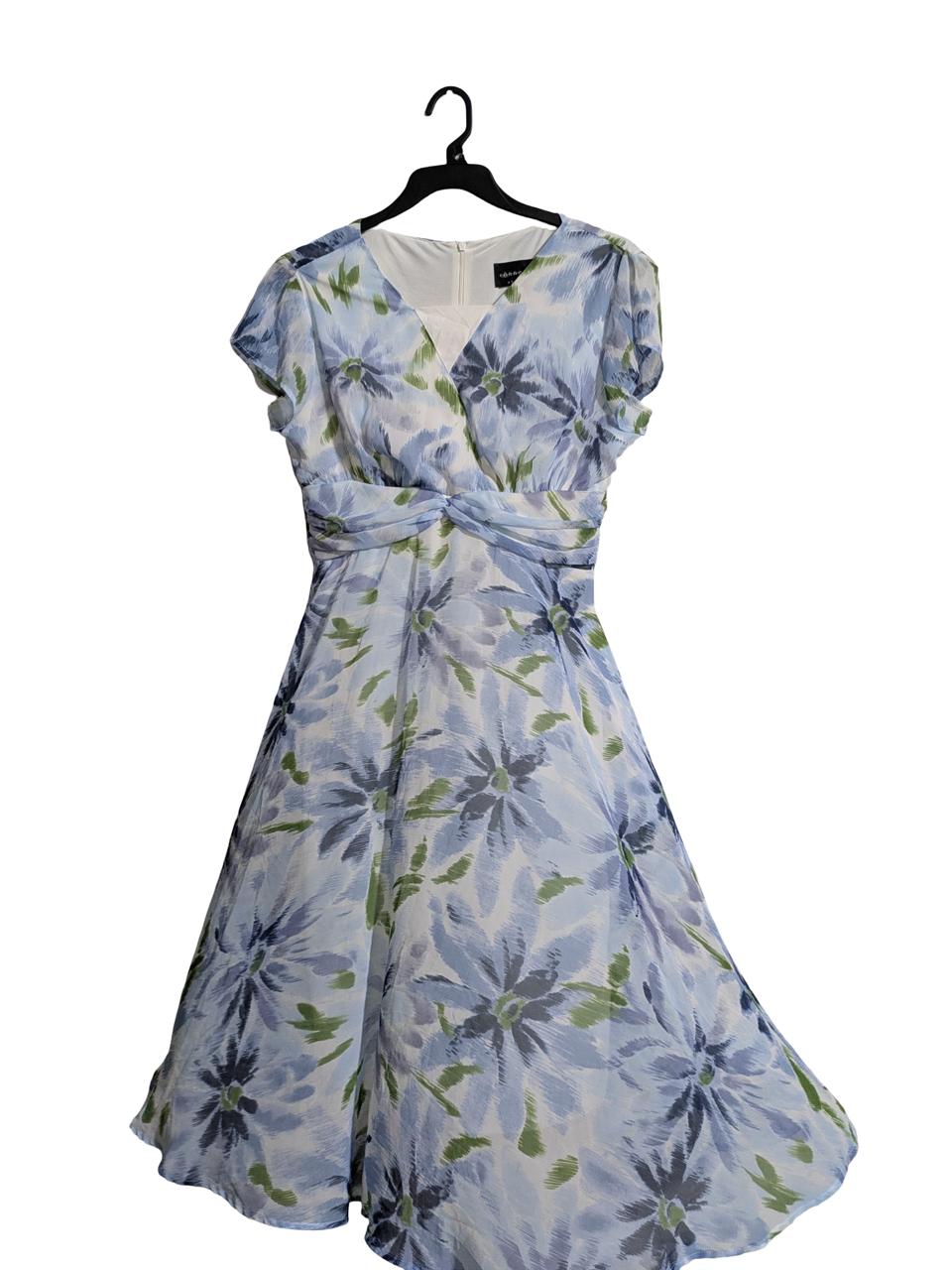 CONNECTED FLARE MIDI  DRESS FOR WOMEN