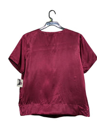JACLYN SMITH SATIN BLOUSE TOP FOR WOMEN