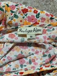 INDIGO ROSE FLARE DRESS FOR WOMEN