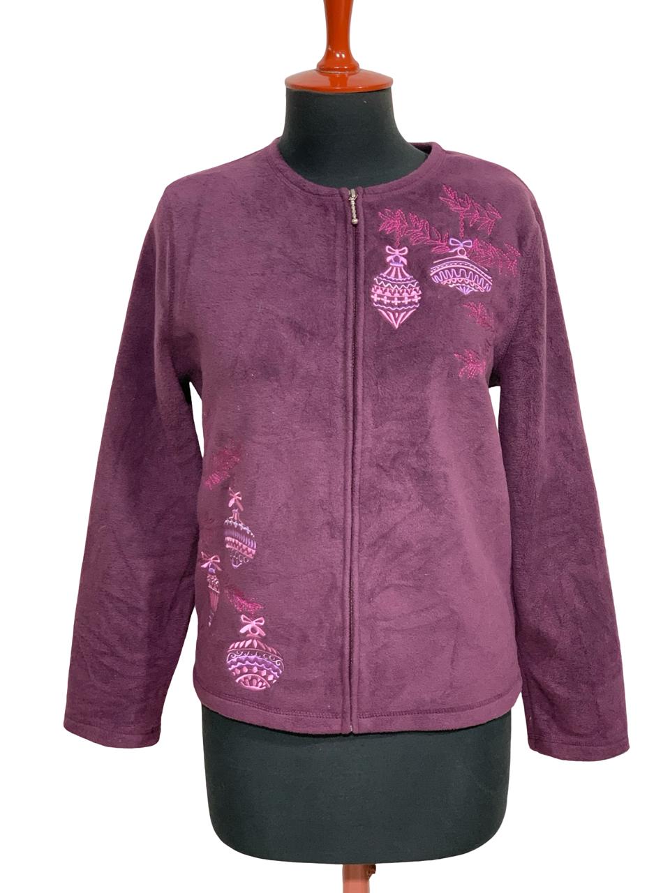 CROFT & BARROW FLEECE JACKET FOR WOMEN