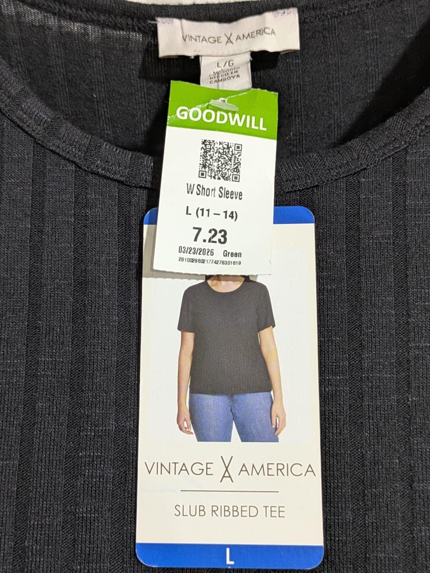 VINTAGE AMERICA T-SHIRT FOR WOMEN