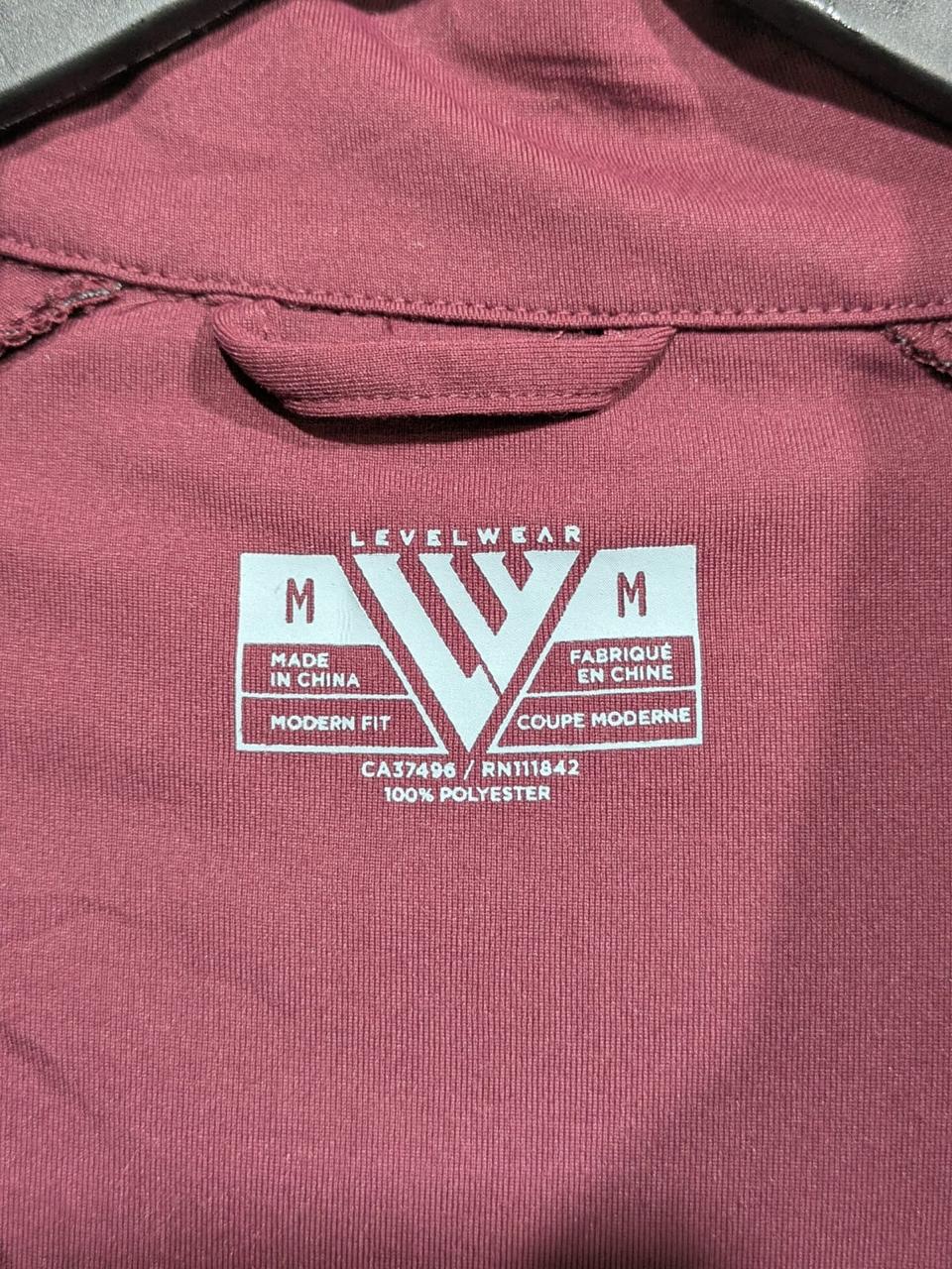 LEVEL WEAR QUARTER ZIP SHIRT FOR MEN
