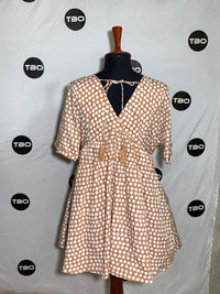 MUSTARD SEED DOT DRESS FOR WOMEN