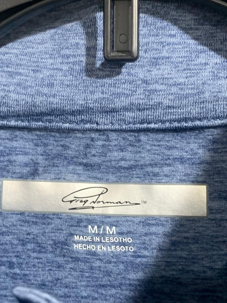 GREG NORMAN HALF ZIPPER SHIRT FOR MEN