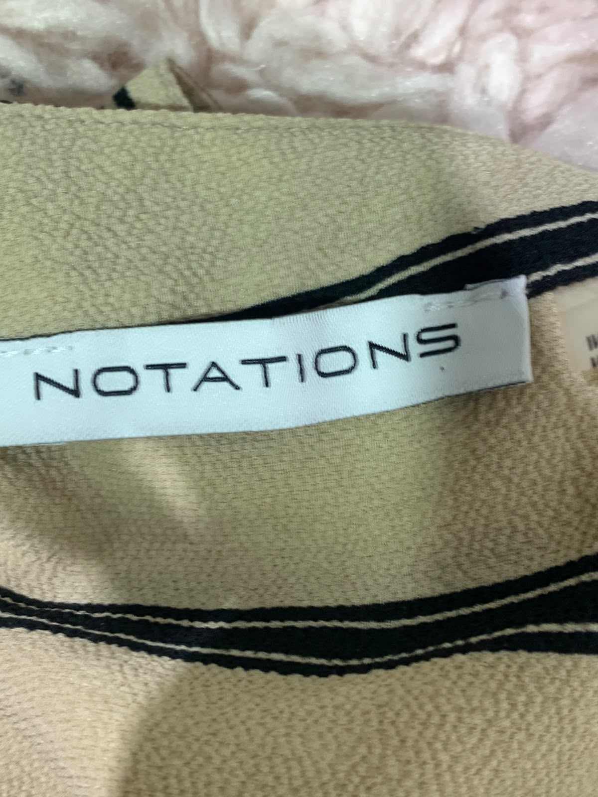 NOTATIONS TOP BLOUSE FOR WOMEN