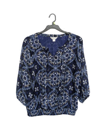 CHRISTOPHER & BANKS BLOUSE TOP FOR WOMEN
