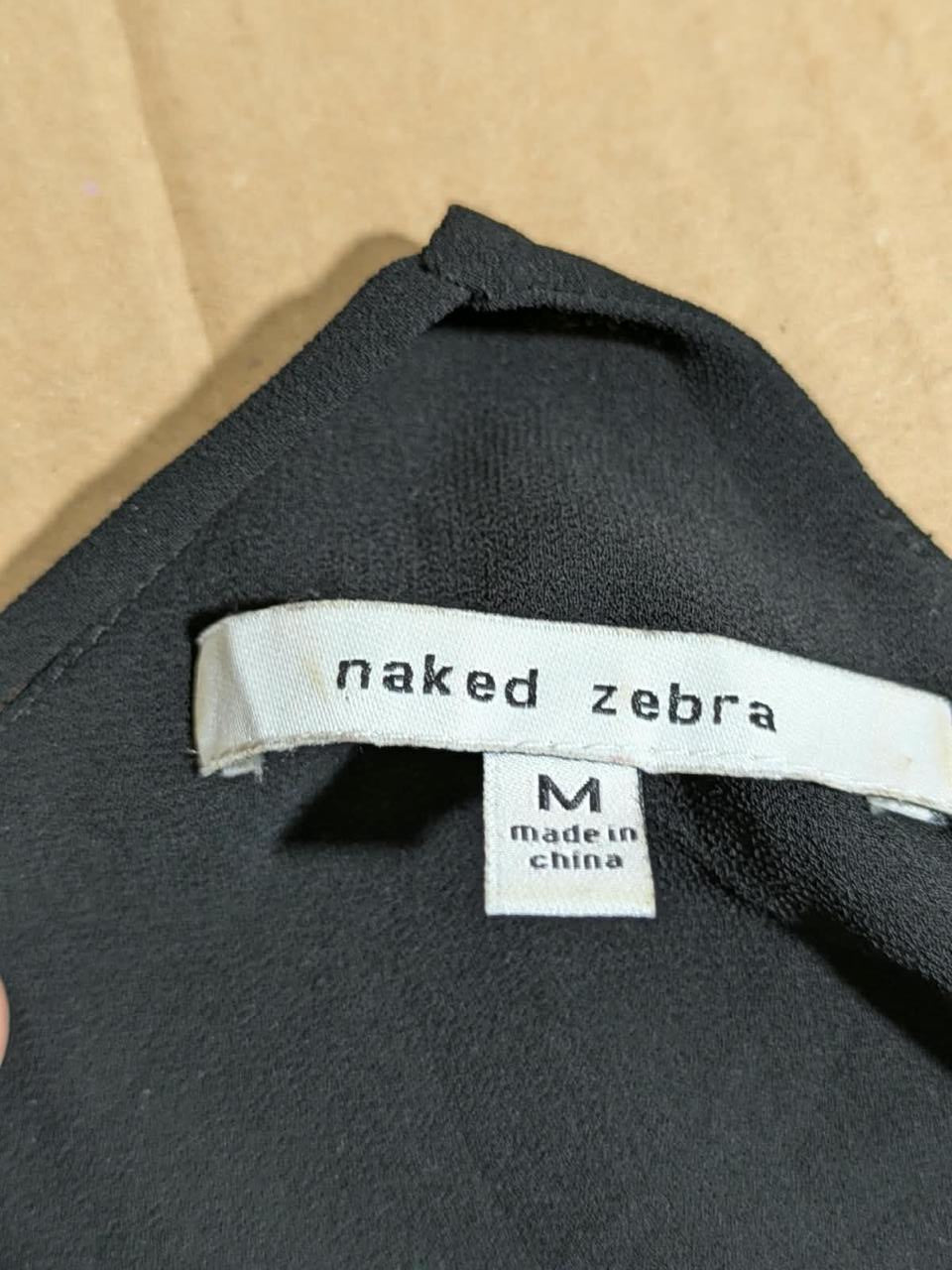 NAKED ZEBRA BLOUSE TOP FOR WOMEN