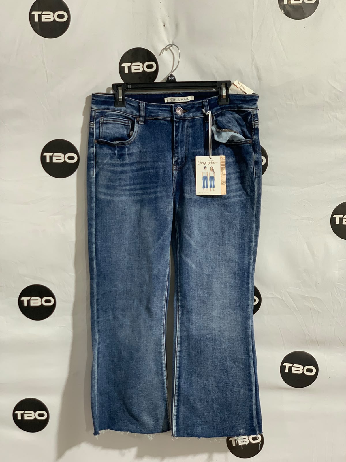 9TH & MAIN CROP FLARE JEANS PANT FOR WOMEN