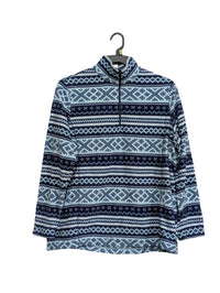 LANDS' END HALF ZIP FLEECE JACKET FOR WOMEN